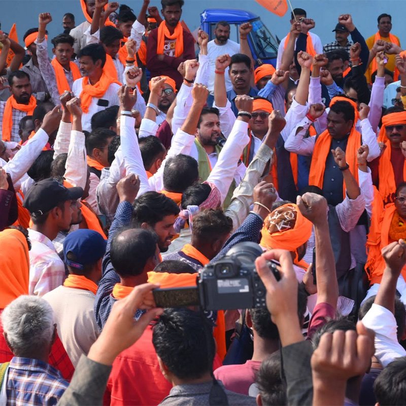 Rituraj Sinha on district visit in Bihar